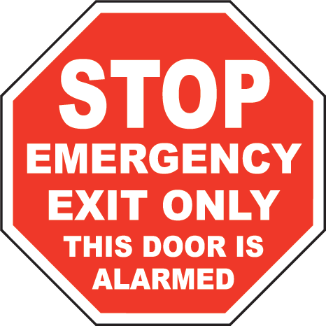 Emergency Exit Sign by SafetySign.com - F7499