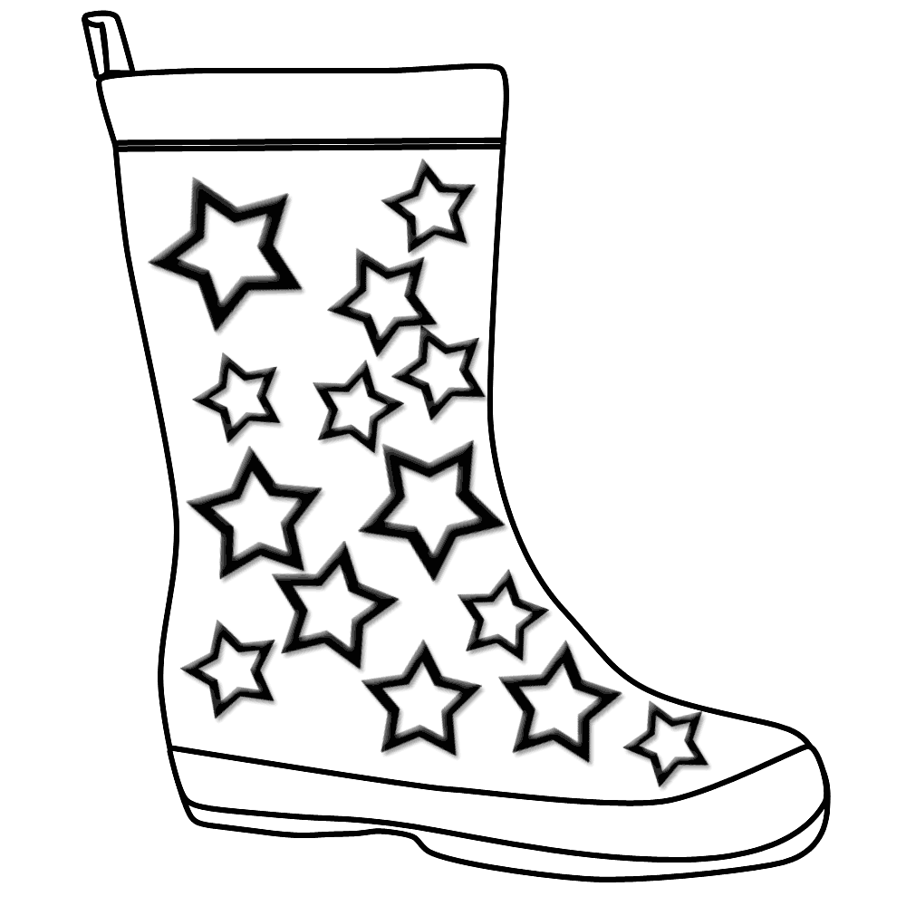 printable shoe templates for kids | The Boot Kidz | Outline of ...