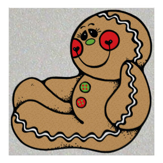 Gingerbread Man Art | Gingerbread Man Paintings & Framed Artwork ...