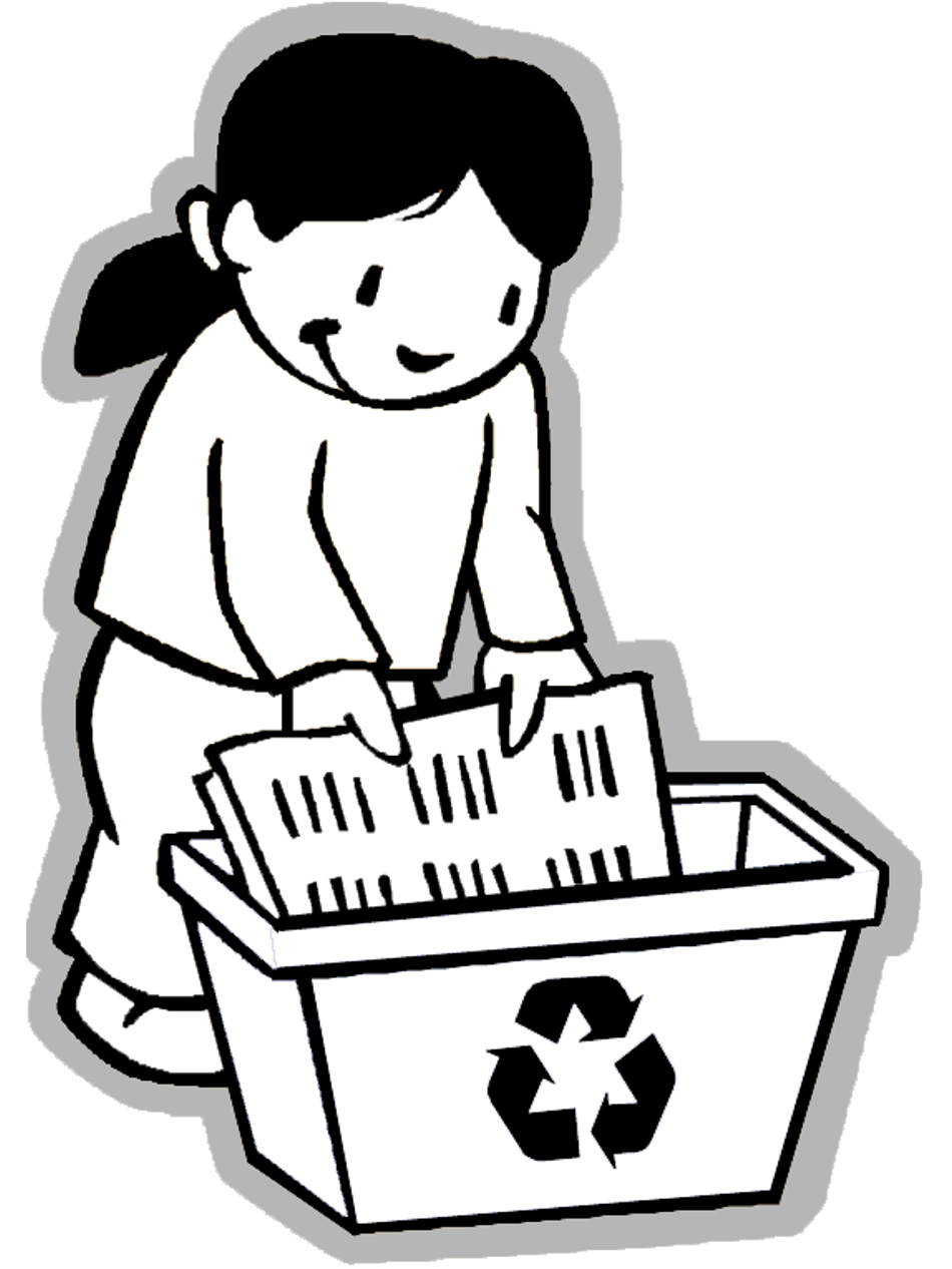 Earth Day Coloring Page: Girl Recycling - PrimaryGames - Play Free ...