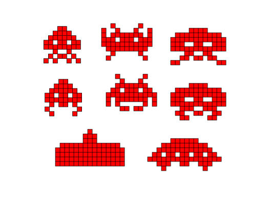 Space Invaders Wall Decal