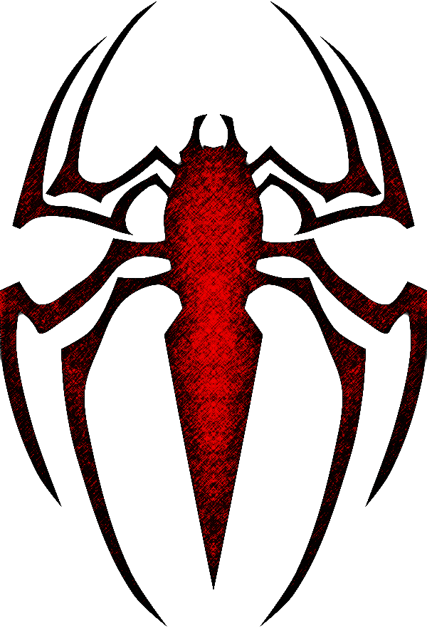 Custom Spiderman Logo [Colored] by BlckPantha on DeviantArt