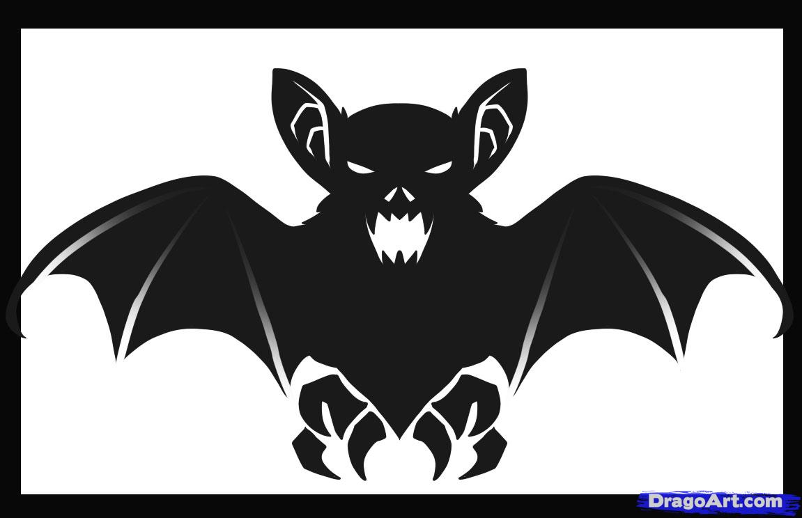 How to Draw a Halloween Bat, Step by Step, Halloween, Seasonal ...