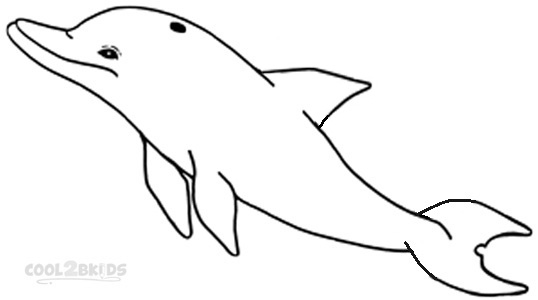 How to Draw a Dolphin (Step by Step Pictures) | Cool2bKids