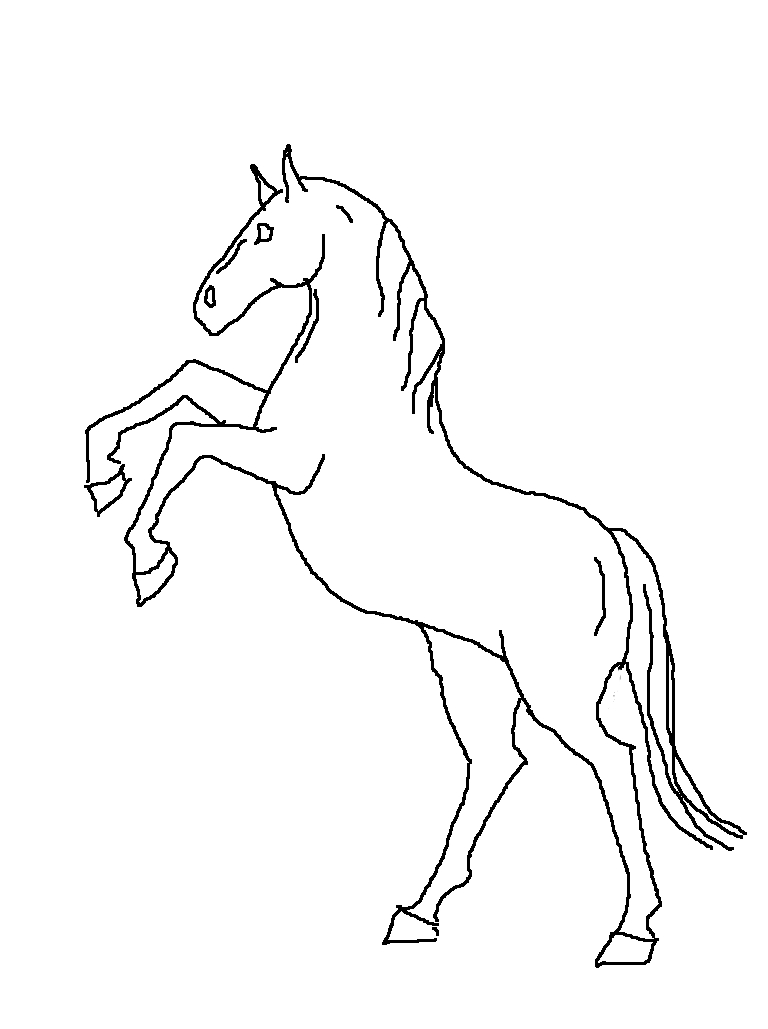 Horse Drawing - Cliparts.co