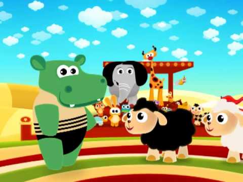 Cartoon animation for babies "the hippo" - YouTube