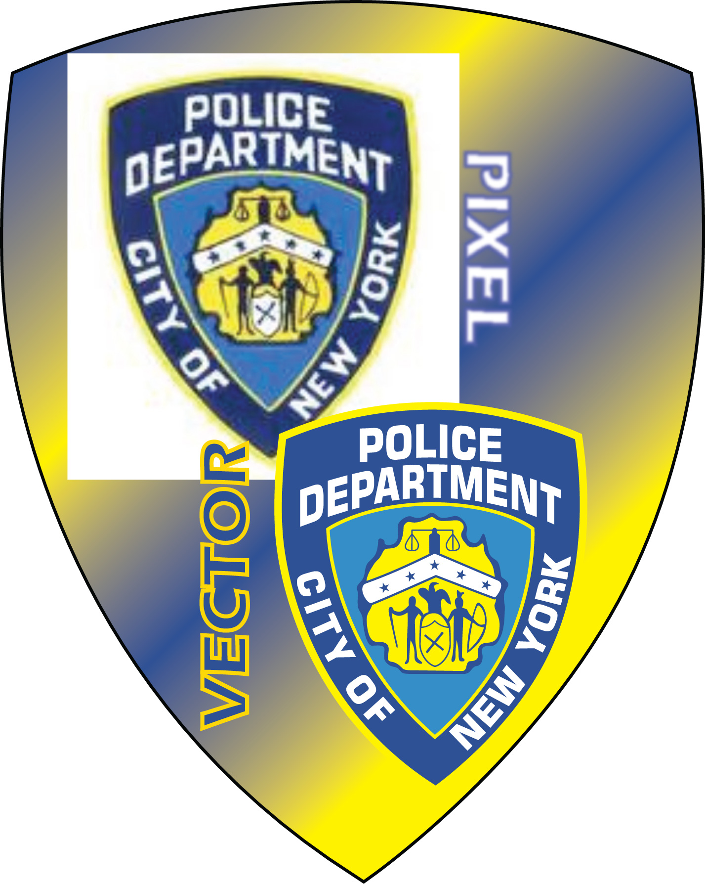 Outline Of A Police Badge - ClipArt Best
