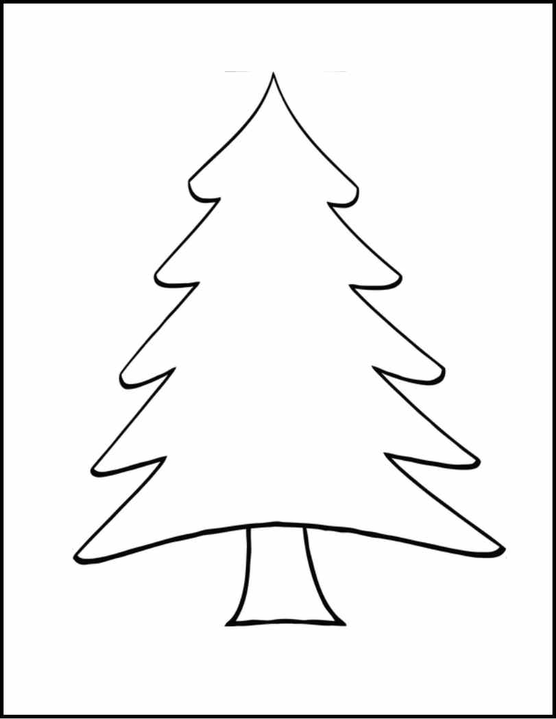 drawing of christmas tree