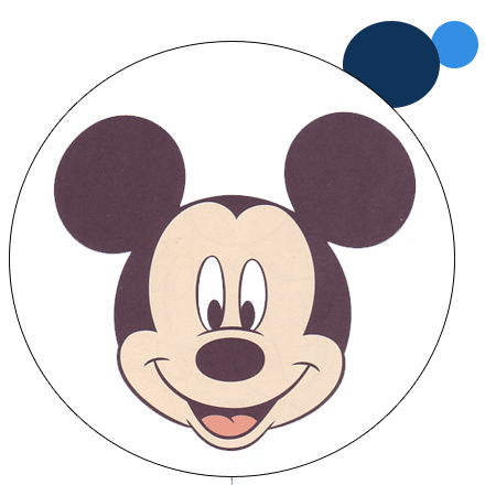 Mickey Mouse Face Outline Color | Disney | Pinterest