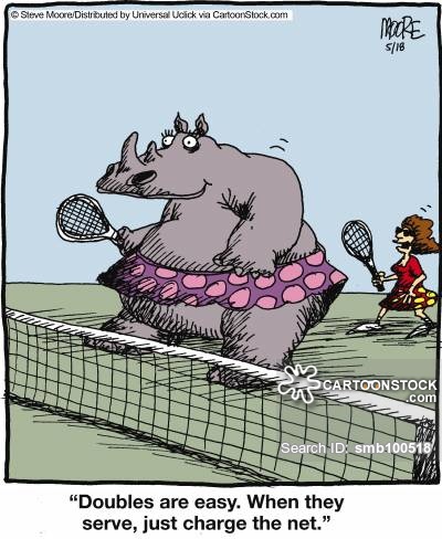 Tennis Cartoons and Comics - funny pictures from CartoonStock