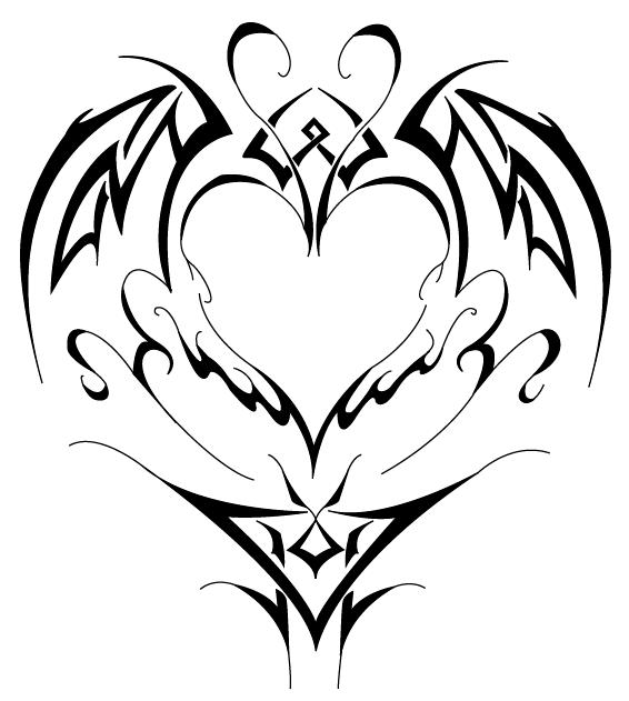 DeviantArt: More Like .Tribal Heart. by dying-words