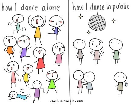 how most people dance, sometimes it includes myself... picture on ...