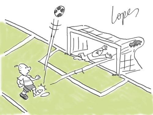 Loose Football Cleat By Lopes | Sports Cartoon | TOONPOOL