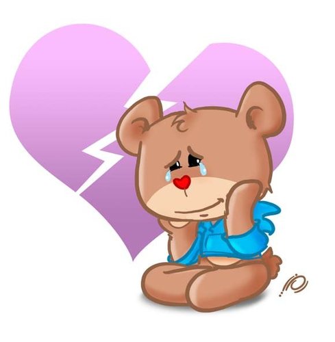 sad teddy bear By ramzytaweel | Love Cartoon | TOONPOOL