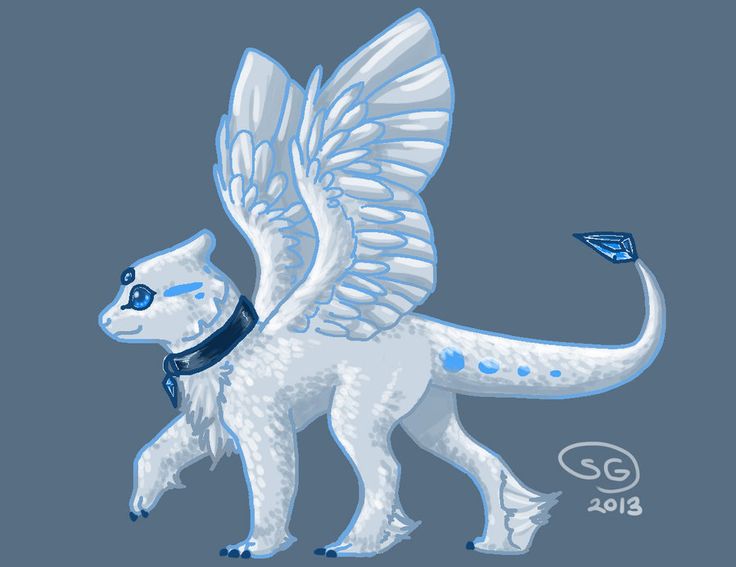 Cute baby ice dragon | Dragons | Pinterest