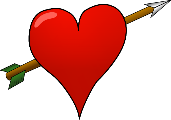 Heart-arrow Clip Art at Clker.com - vector clip art online ...