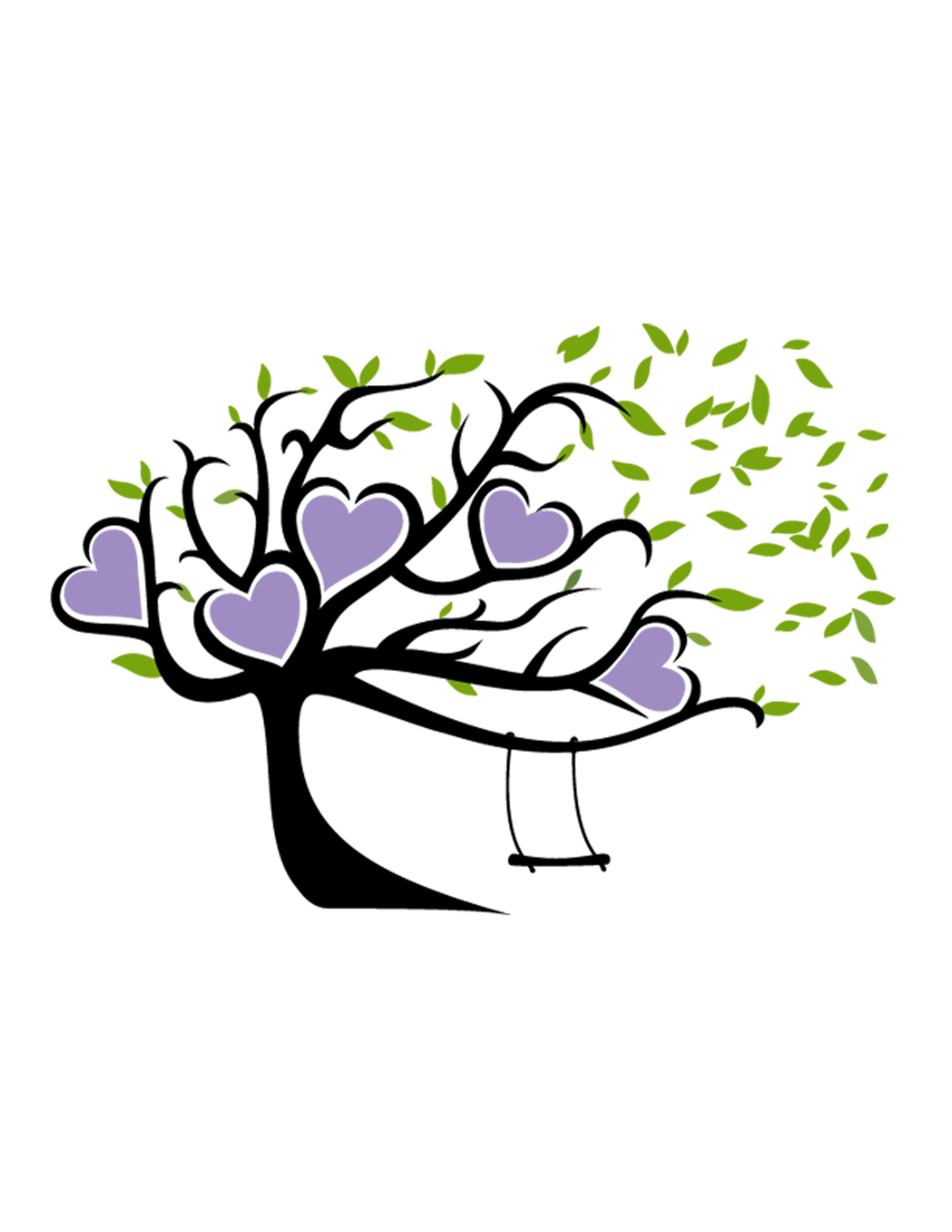 Heart Tree Swing Wall Decal Wall Sticker - Save Today On...