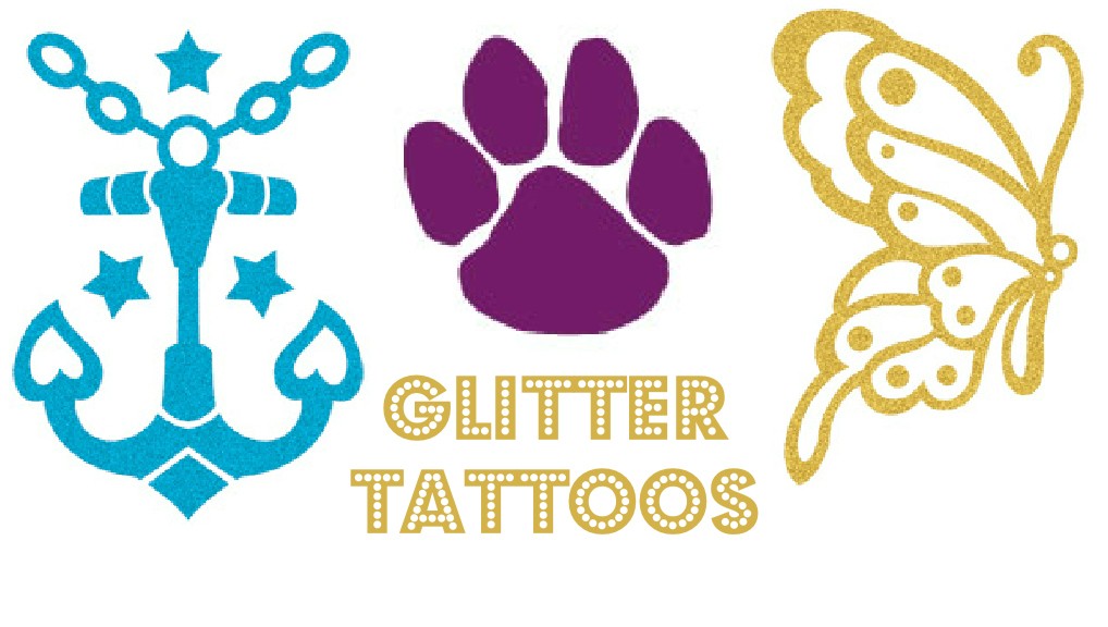 Kids' Parties + Glitter Tattoos - Tattoo Manufacturing