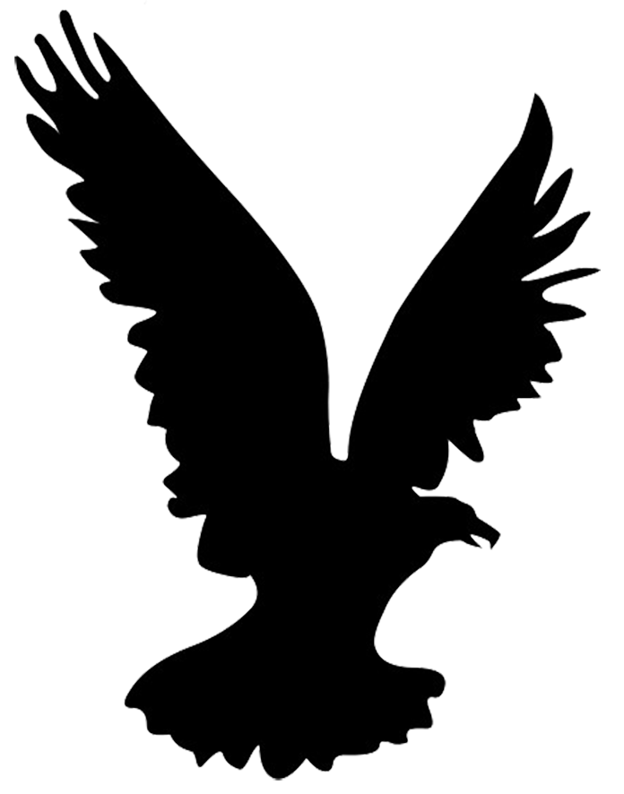 free eagle silhouette clip art - photo #26