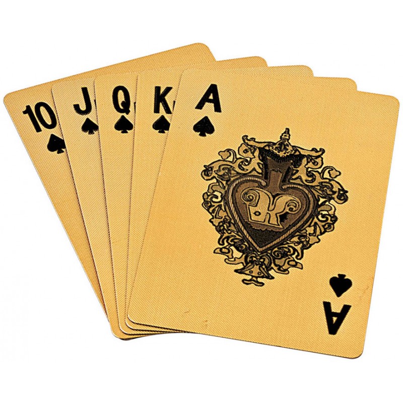 23ct Gold Plated Playing Card Deck/