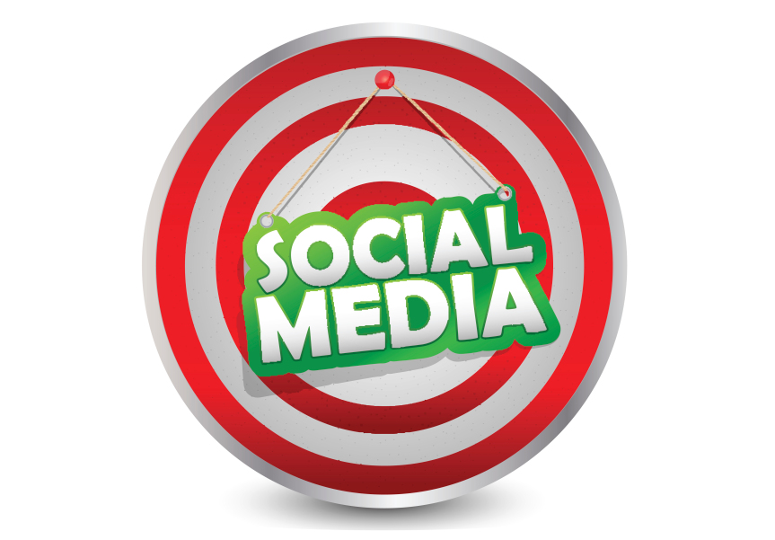target board social media concept vector - All Ontario