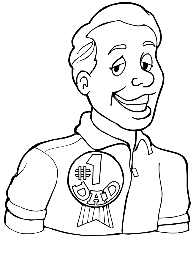 Fathers Day Coloring Pages (1) | Coloring Kids