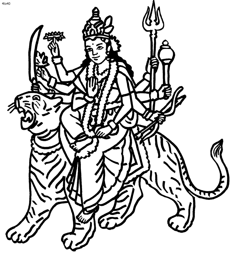 Maa Saraswati Sketch