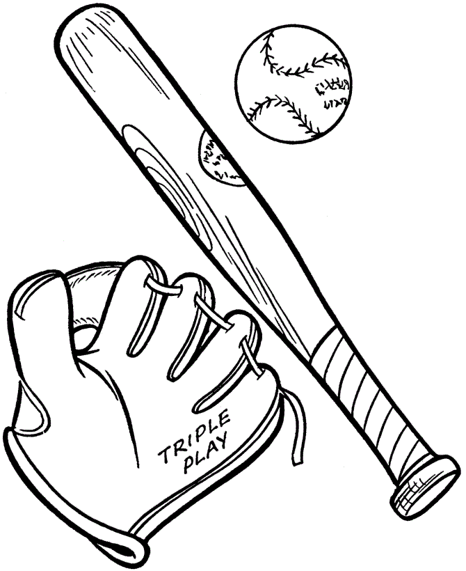 Baseball Coloring Pages (5) - Coloring Kids
