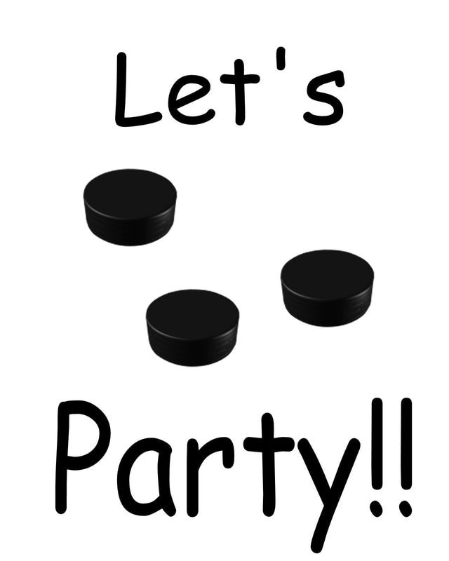 Free Printable Ice Hockey Party Invitations