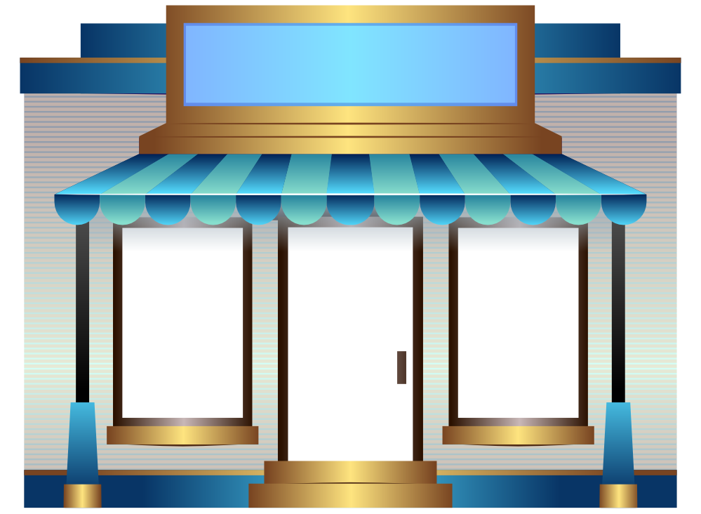 Abstract Store House Fronts Shop 4 clipartsy.com SVG colouringbook.