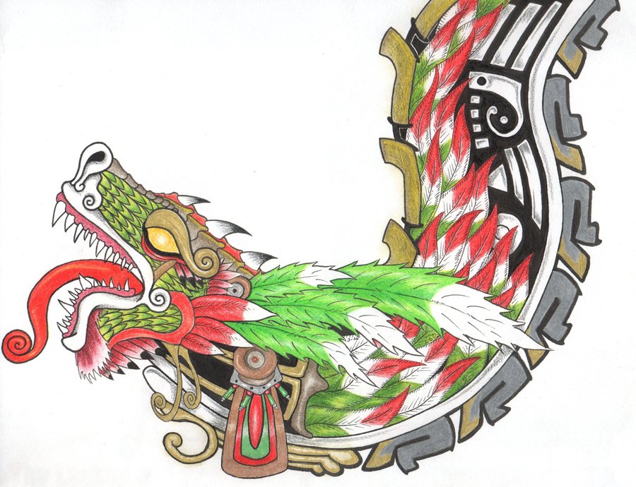 deviantART: More Like Aztec Gift Line Art by