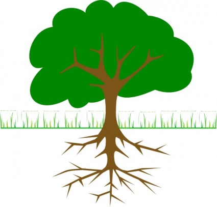 Tree Branches And Roots clip art Vector clip art - Free vector for ...
