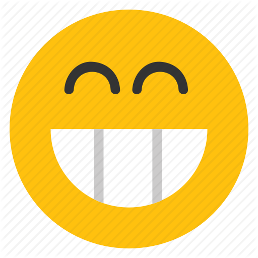 Big grin, emoticons, grin, happy, round smiley, smiley icon | Icon ...