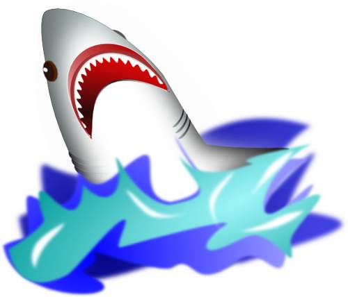 Shark with mouth open clip art | Clipart Panda - Free Clipart Images
