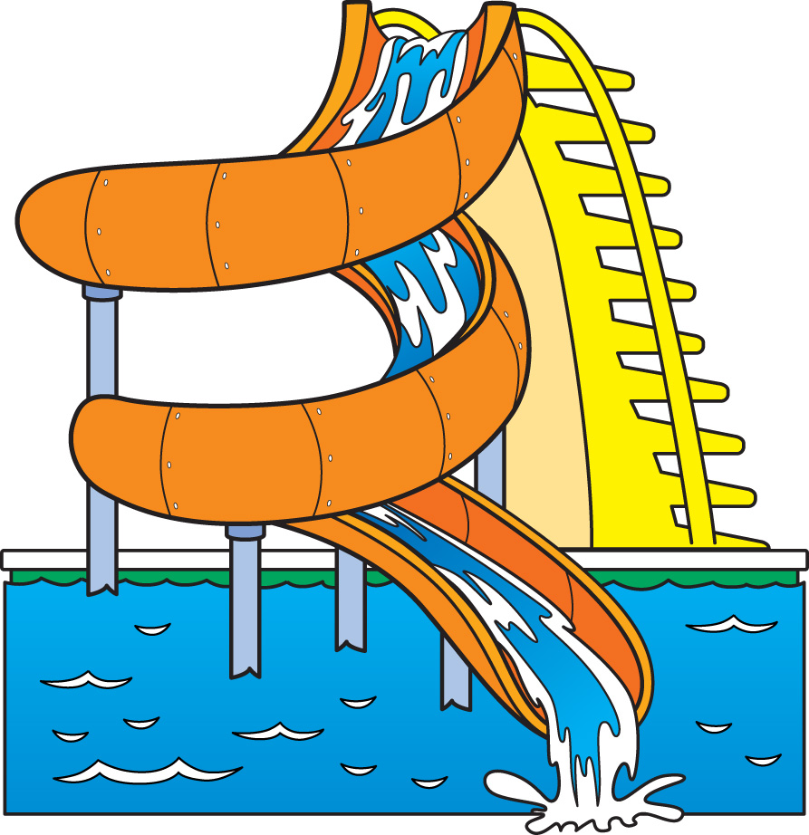 Images For > Water Slides Clip Art