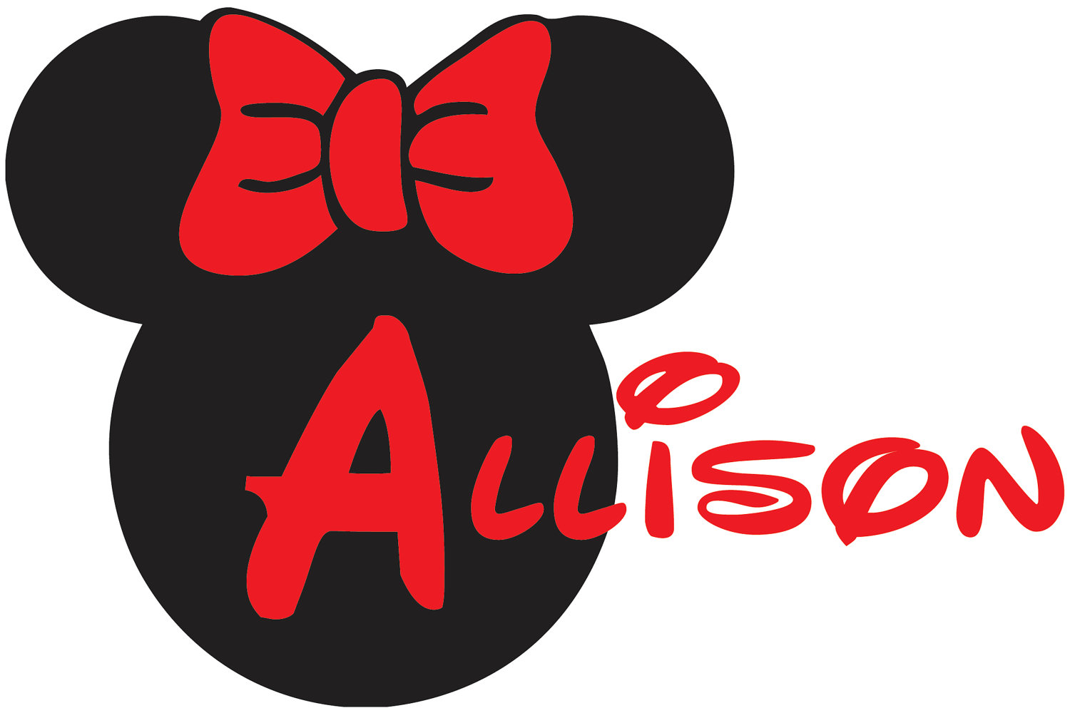 Minnie Mouse Bow Silhouette - ClipArt Best - ClipArt Best