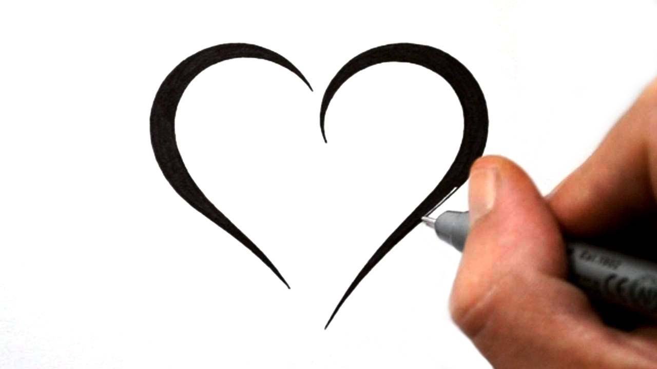 Easy Heart Drawing