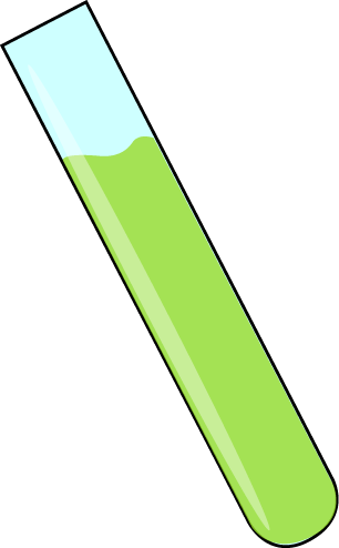 Science Test Tube with Green Liquid Clip Art - Science Test Tube ...