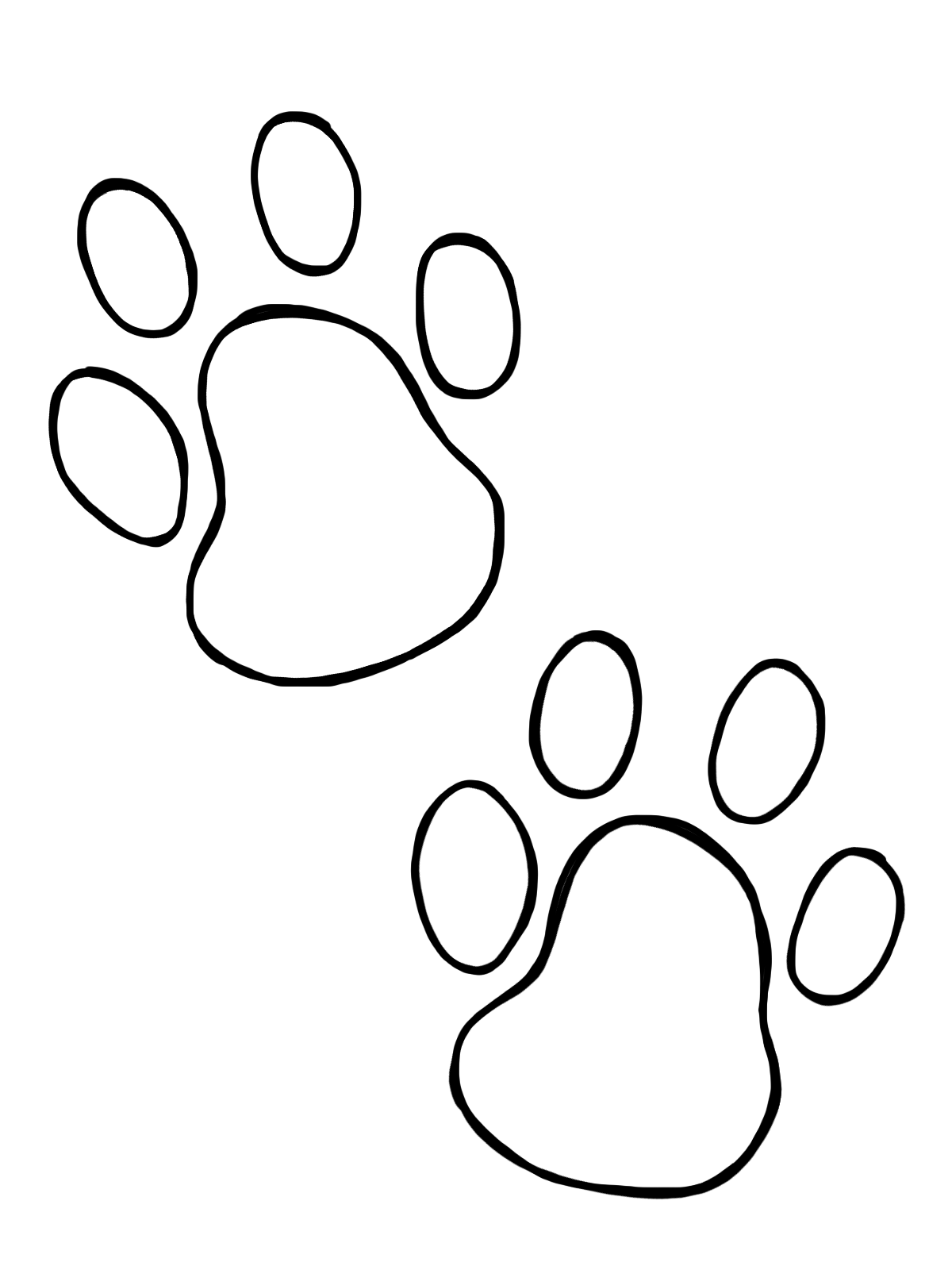 Images For > Heart Paw Print Clip Art