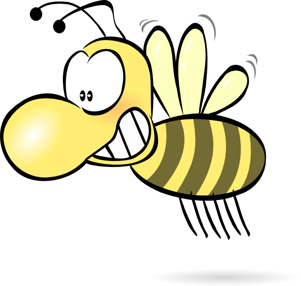 Bee1 clip art - vector clip art online, royalty free & public domain