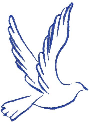 Blue Peace Dove Clip Art | Clipart Panda - Free Clipart Images