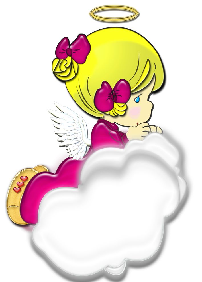 Angel on Cloud Clipart | angel | Pinterest