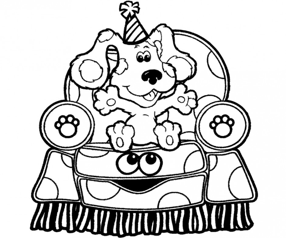 Treasure Chest Coloring Pages Nickjr Blues Clues Coloring Book ...