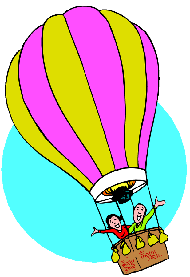 hot air balloon clip art cartoon - photo #23