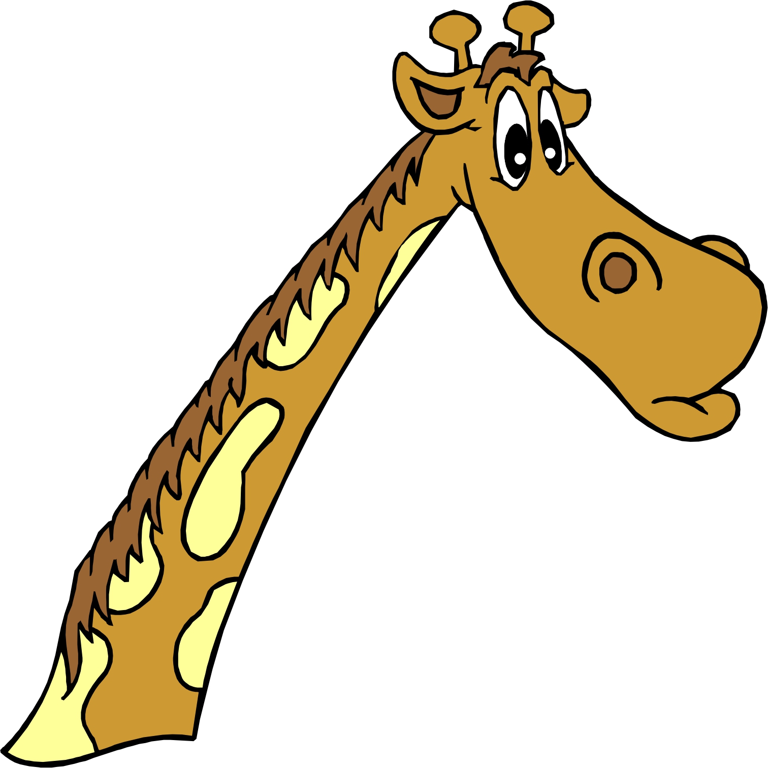 Giraffe Cartoon - ClipArt Best