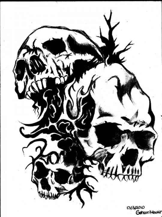 Cool Skulls To Draw Wallpapers | Img Need