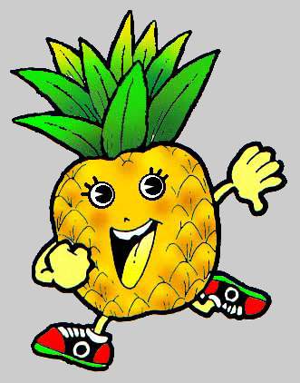 Pineapple Fruit Cartoon Free Clipart | Free Microsoft Clipart
