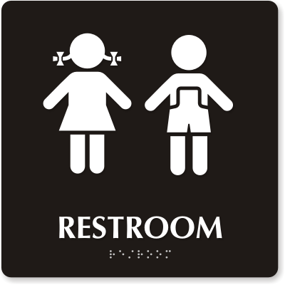 Unisex Bathroom Signs Clipart - ClipArt Best