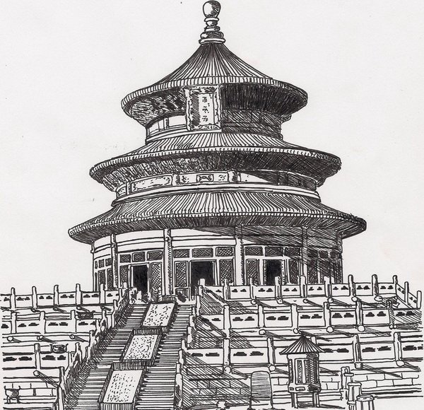 Chinese House Drawing Step By Step - Cliparts.co