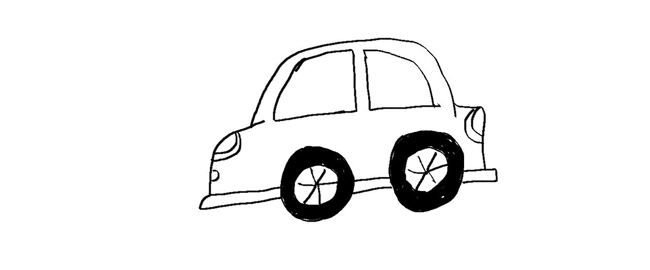 Easy Kids Drawing Lessons : How to Draw a Cartoon Car - YouTube